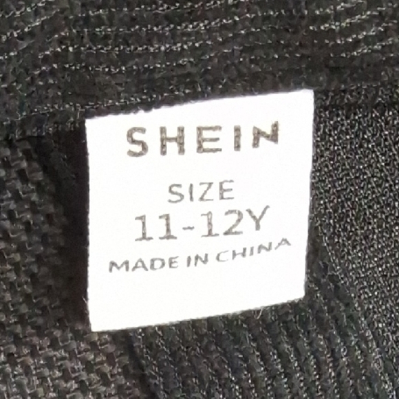 SHEIN Kids Button Down Shirt - Charcoal Gray - Picture 2 of 6